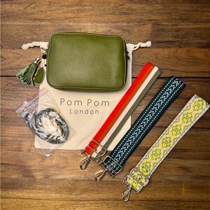 Pom Pom London City Bag in Khaki